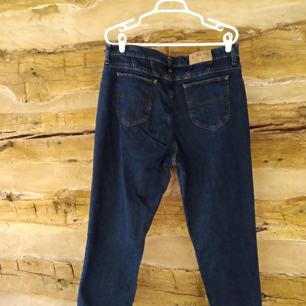 Riders Dark Wash High Waisted Jeans Size 18
